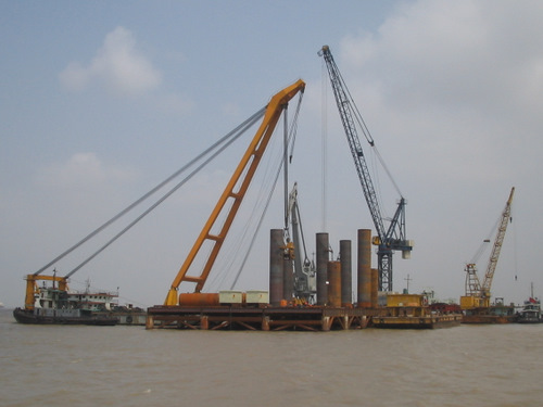 蘇通大橋D1標(biāo)段棧橋碼頭工程