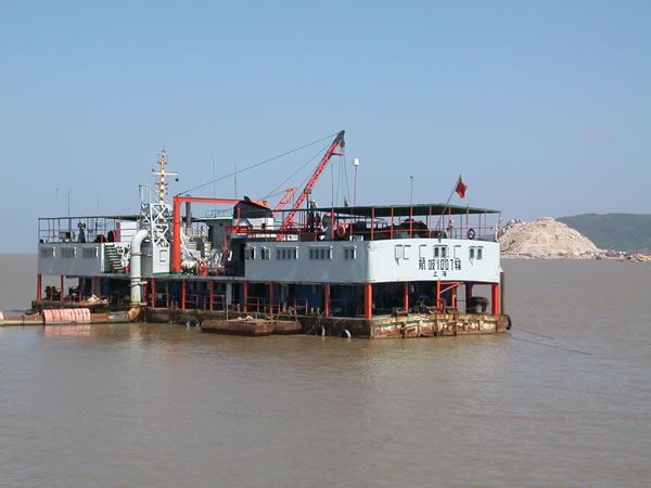 如東洋口港圍海圍堰合攏工程